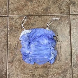 Ruffled tank top size s